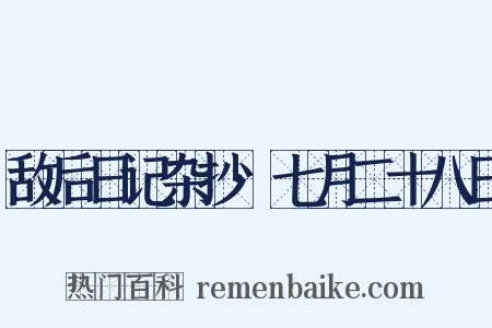 敌后日记杂抄·七月二十八日是什么意思的图片